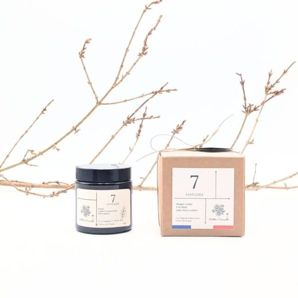 Bougie Parfumée Amandier 7 - Petite 100 Gr