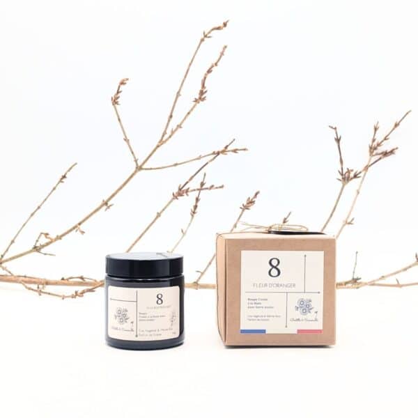 Bougie Parfumée Fleur d'Oranger 8 - Petite 100 Gr