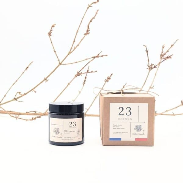 Bougie Parfumée Fleur De Lin 23 - Petite 100 Gr