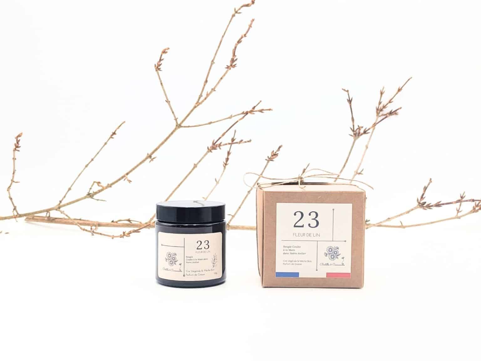 Bougie Parfumée Fleur De Lin 23