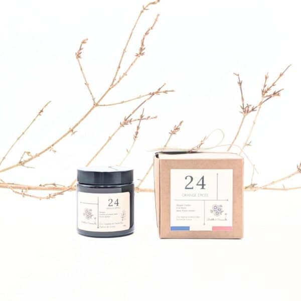Bougie Parfumée Orange épicée 24 - Petite 100 Gr