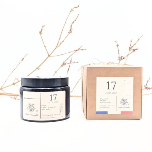 Bougie Parfumée Aloe Vera 17 - Grande 470 Gr