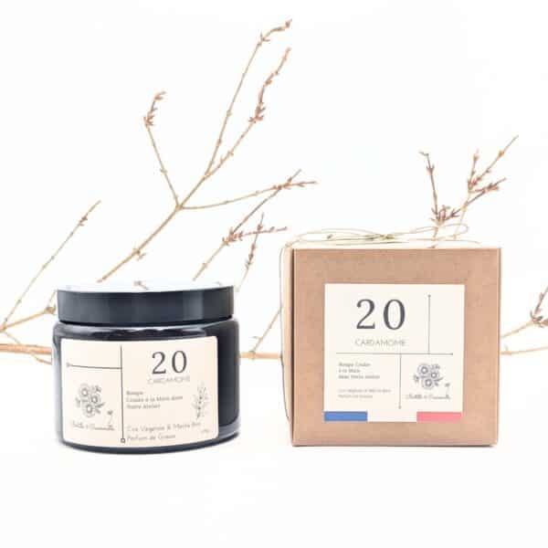 Bougie Parfumée Cardamome 20 - Grande 470 Gr