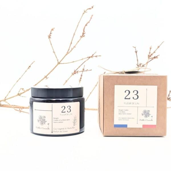 Bougie Parfumée Fleur De Lin 23 - Grande 470 Gr
