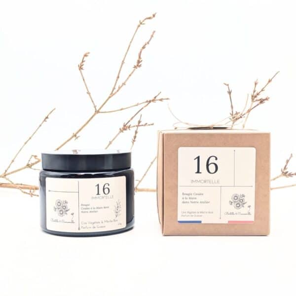 Bougie Parfumée Immortelle 16 - Grande 470 Gr