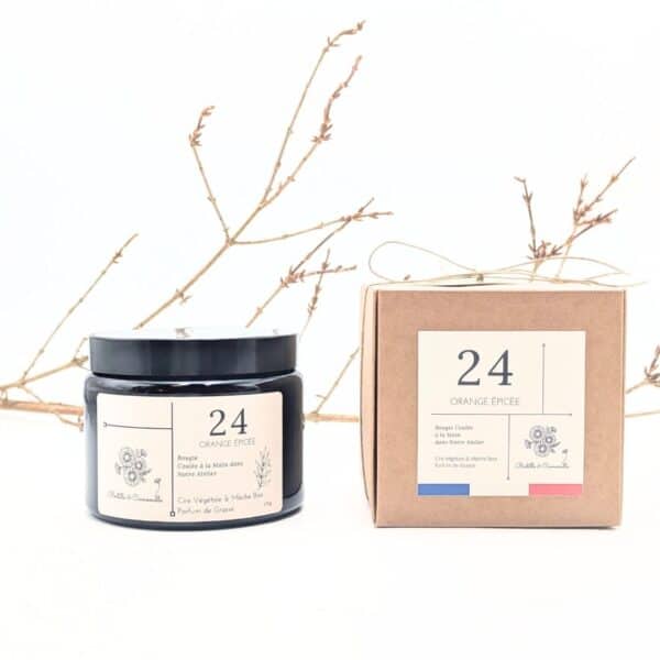Bougie Parfumée Orange épicée 24