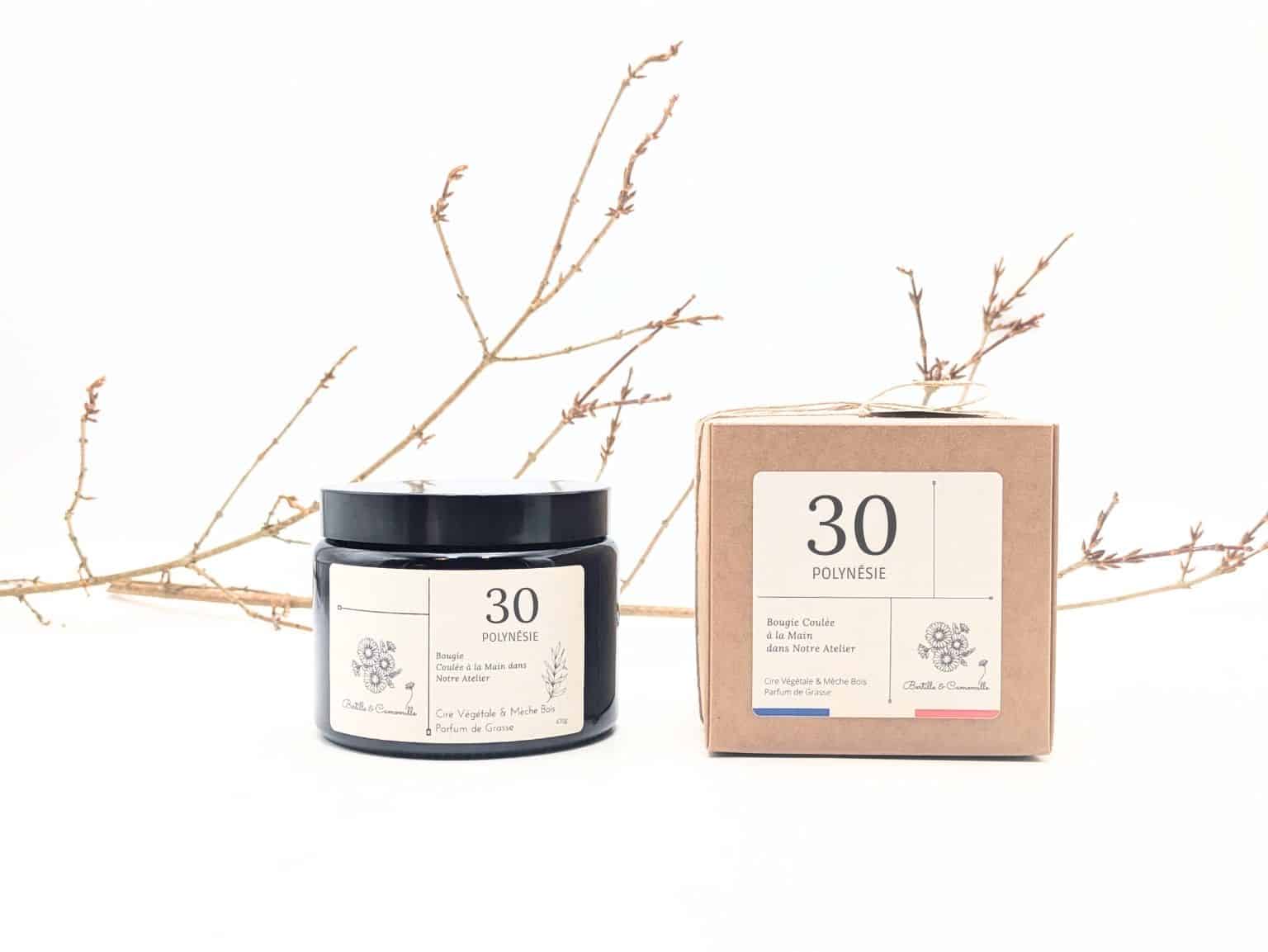 Bougie Parfumée Polynésie 30