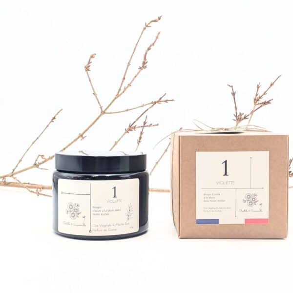 Bougie Parfumée Violette 1 - Grande 470 Gr