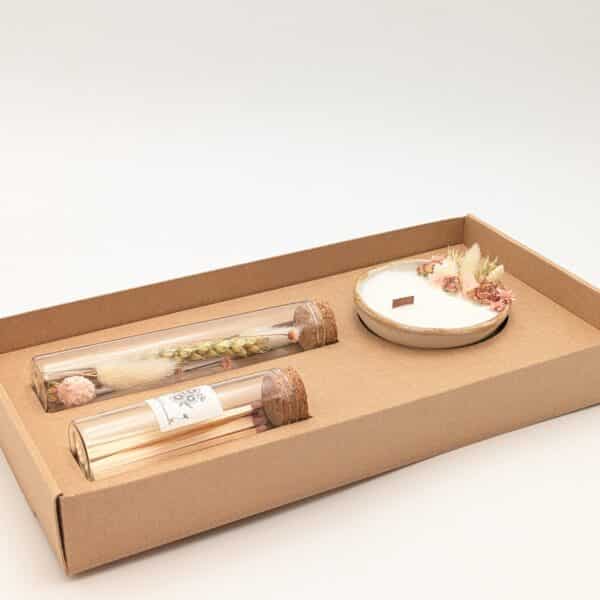 Coffret Bougie Prélude - Rose ancienne