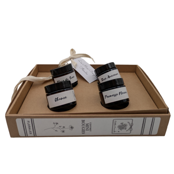 Coffret mini bougies Florale