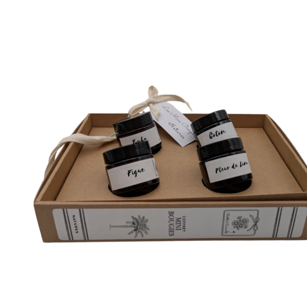 Coffret mini bougies Nature