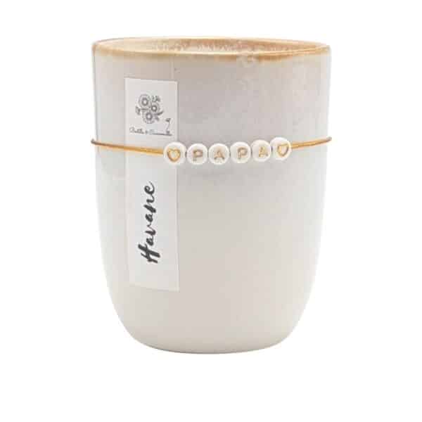 Bougie Message Havane