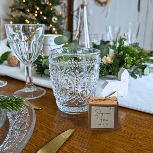 Mini Bougie Parfumée, disponible en 3 senteurs. Marron Glacé, Mon Beau Sapin et Marché de Noël.