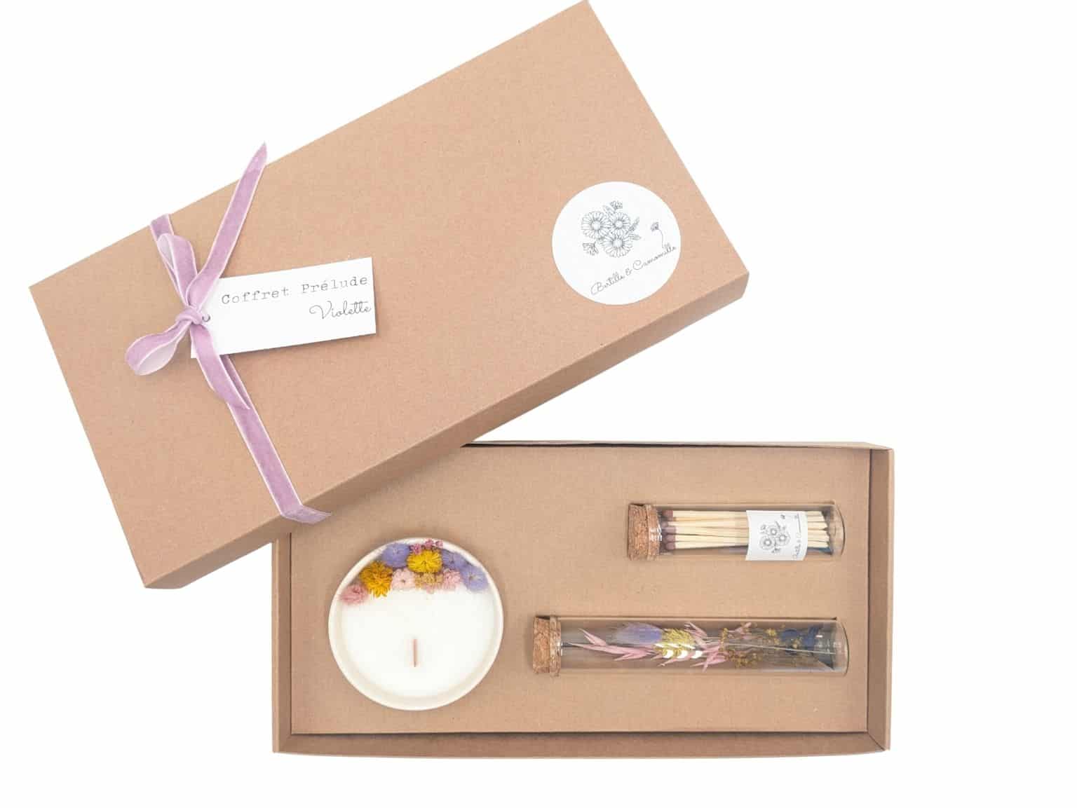 Coffret Bougie Prélude Violette
