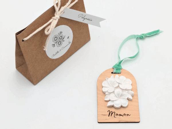 Décor en plâtre parfumé avec message – Polynésie – Image 2