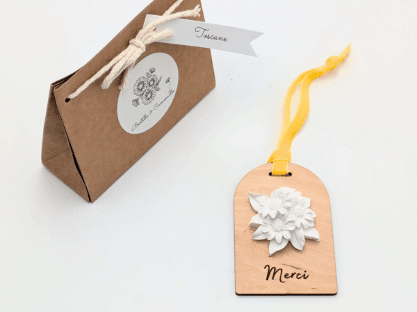 Décor en plâtre parfumé avec message – Toscane – Image 2