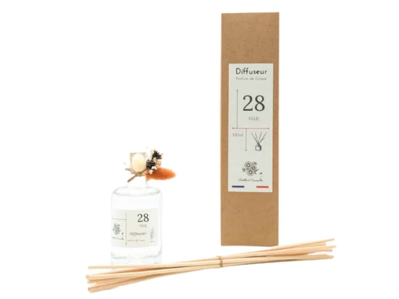 Diffuseur de Parfum 100 ml Verre Figue 28