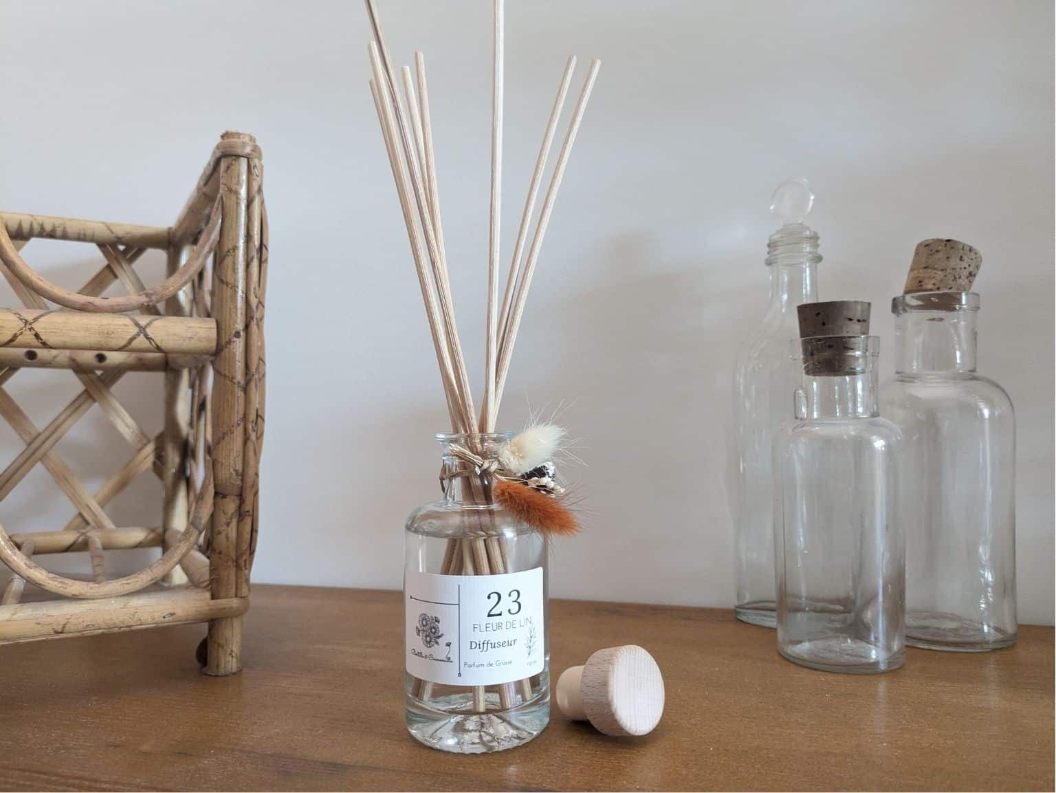 Diffuseur de Parfum 100 ml Verre Tonka 9 – Image 2