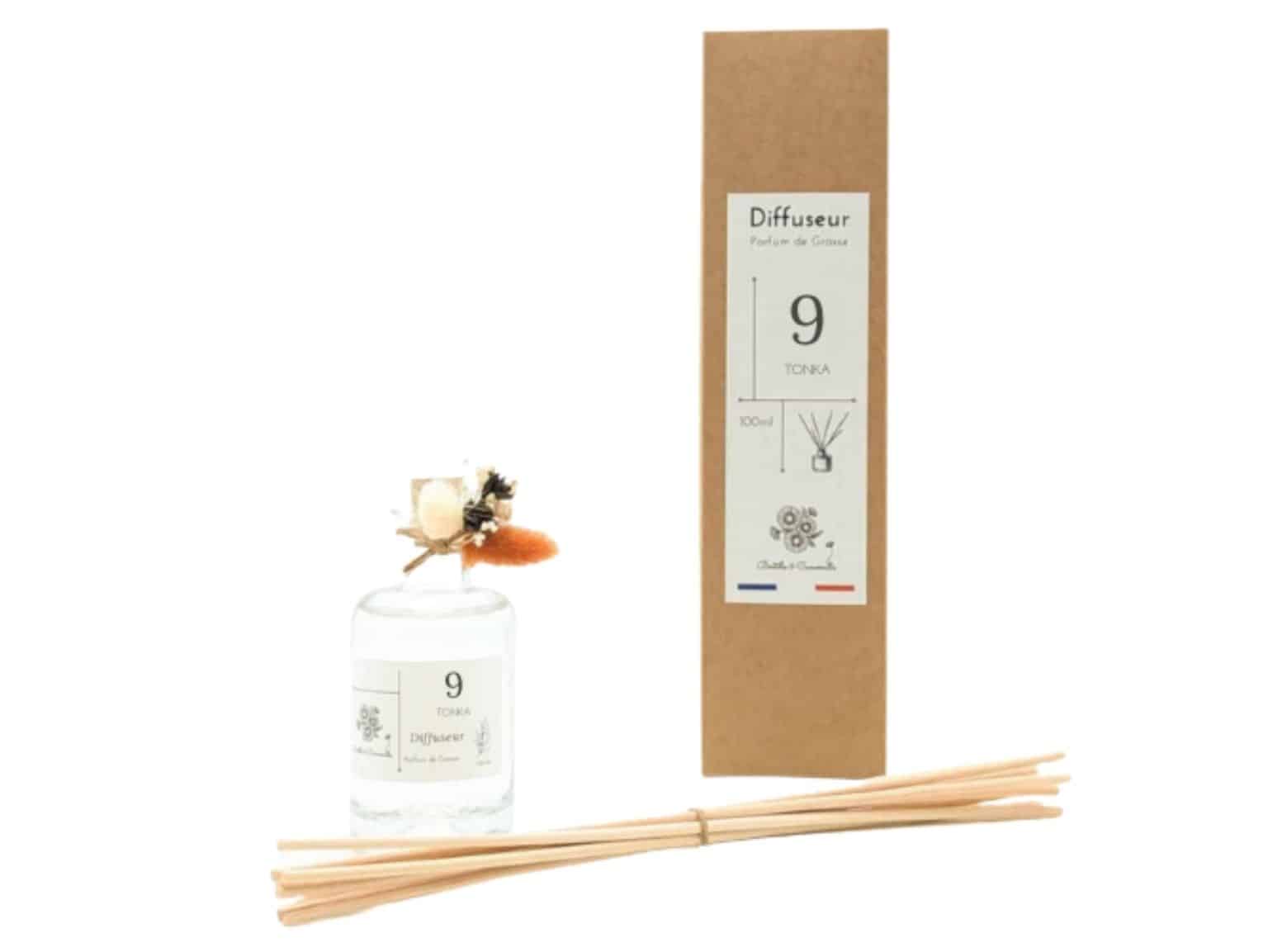 Diffuseur de Parfum 100 ml Verre Tonka 9