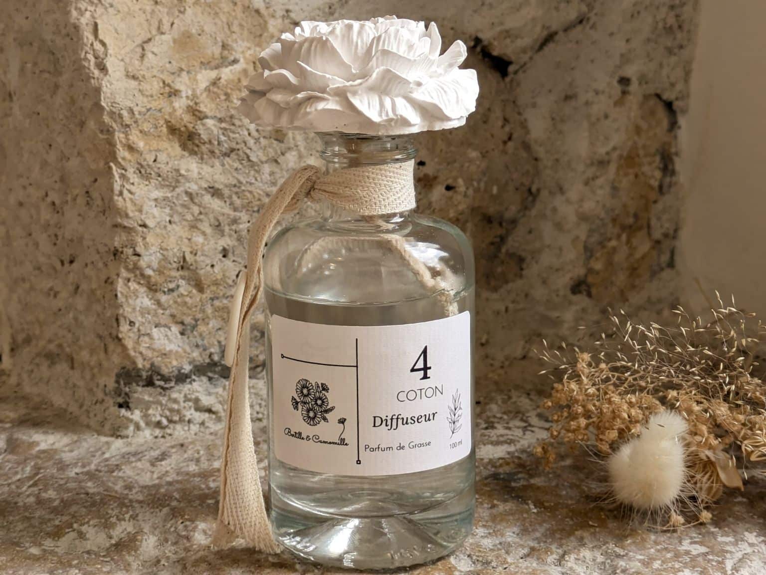 Diffuseur Fleur en Plâtre Toscane – Image 2