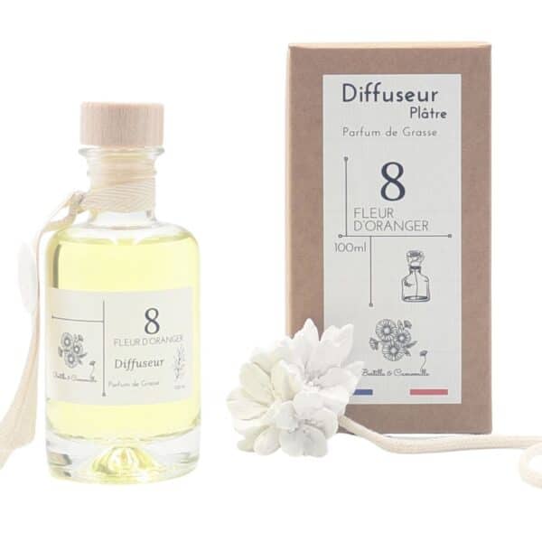 Diffuseur Fleur en Plâtre Fleur D'oranger