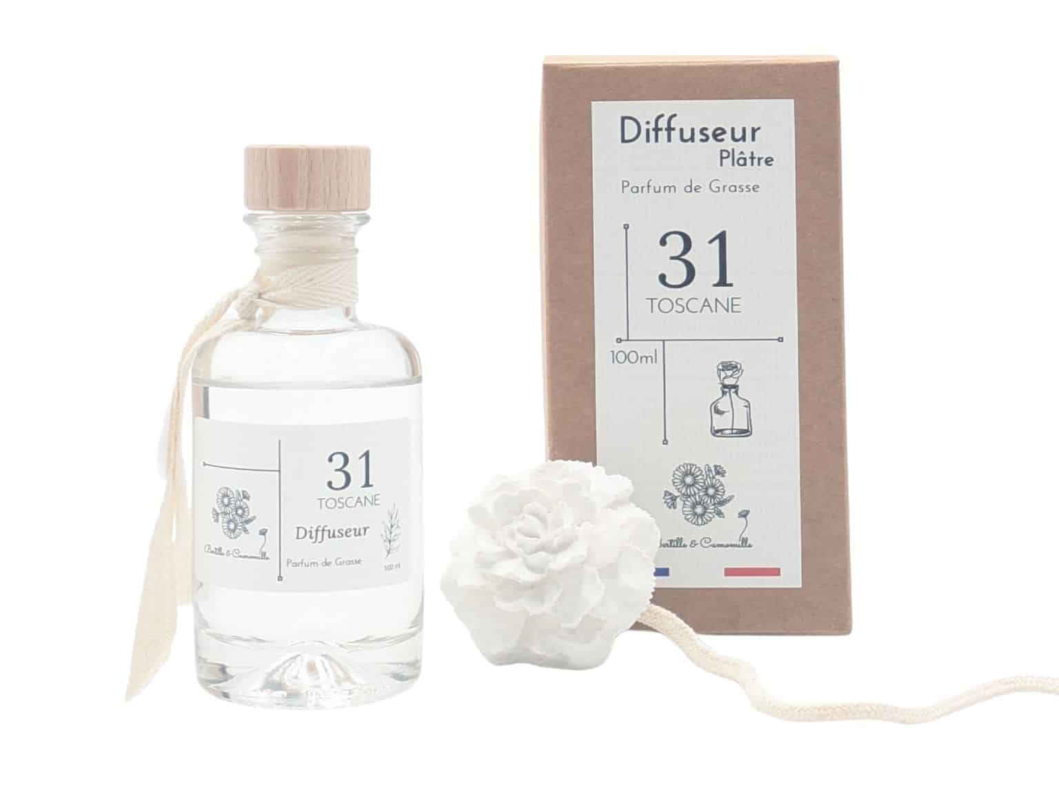 Diffuseur Fleur en Plâtre Toscane