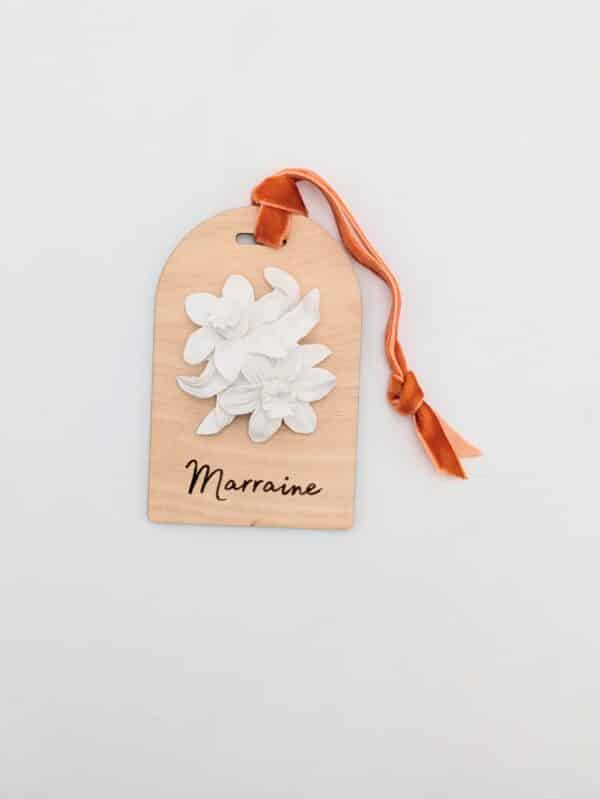 Décor en plâtre parfumé fleur d'oranger.