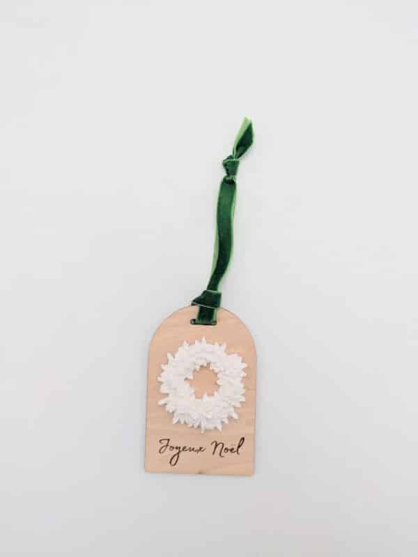 Décor en plâtre parfumé Joyeux Noël.