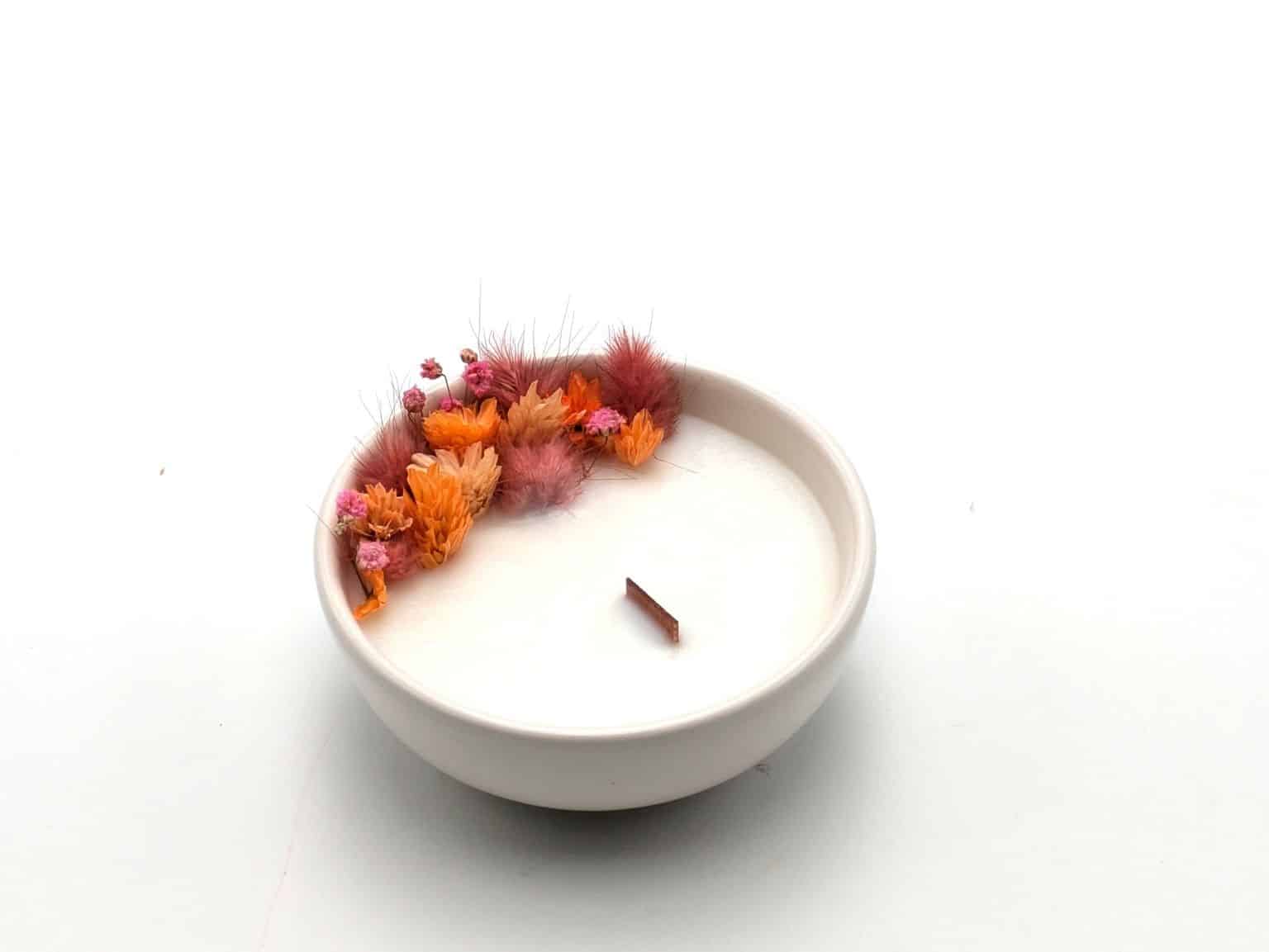 Mini Bougie Fleurs Séchées - Parfumée Chance – Image 2