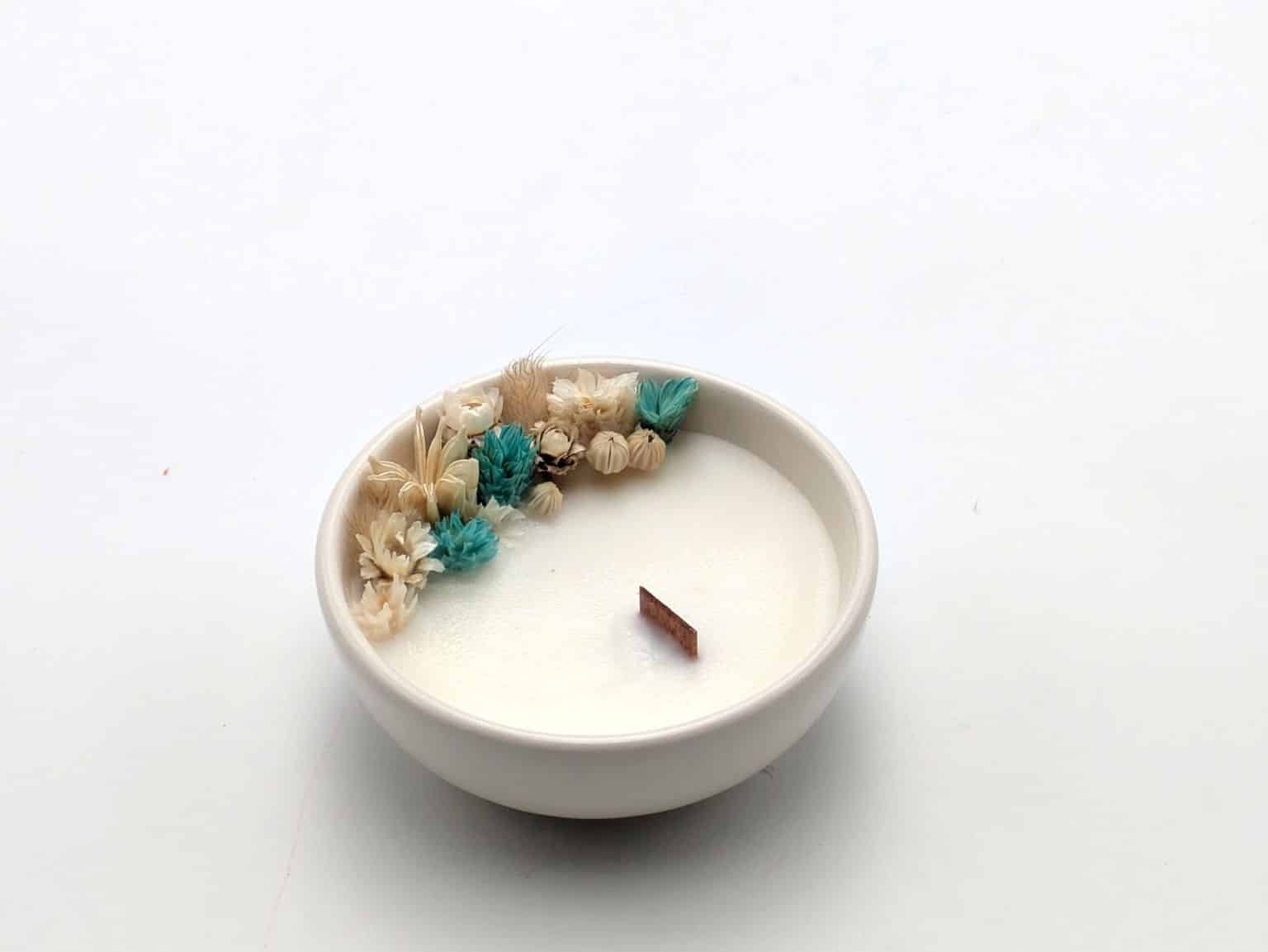 Mini Bougie Fleurs Séchées - Parfumée Polynésie – Image 2