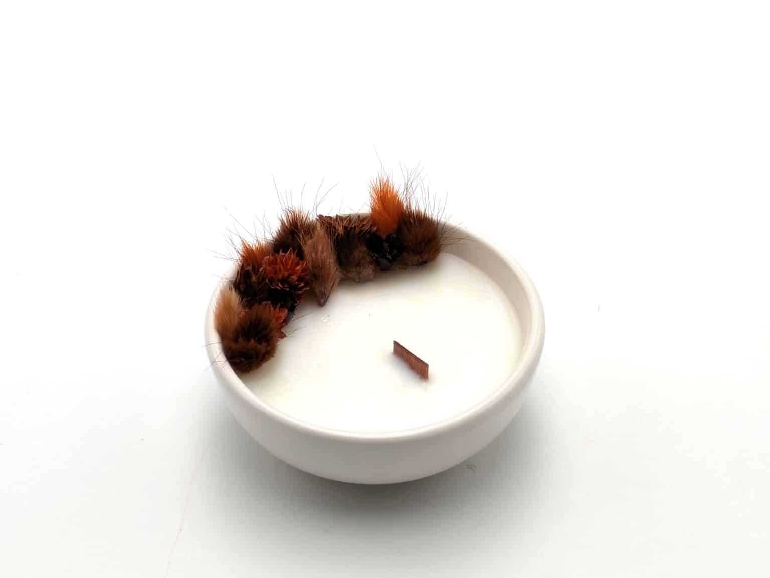 Mini Bougie Fleurs Séchées - Parfumée Tonka – Image 2