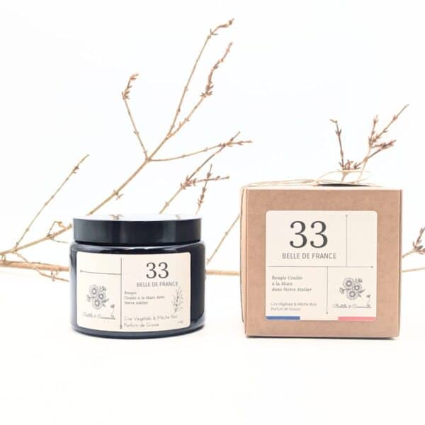 Bougie Parfumée Belle de France 33 - Grande 470 Gr