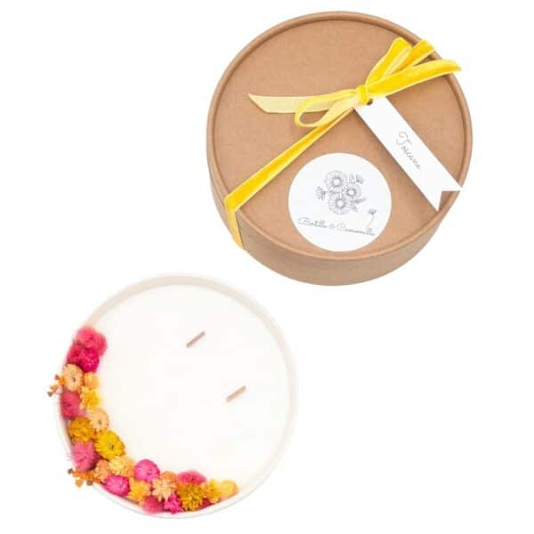 Bougie Fleurs Séchées - Parfumée Toscane