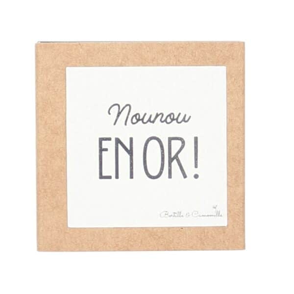 Un mot doux Nounou en Or