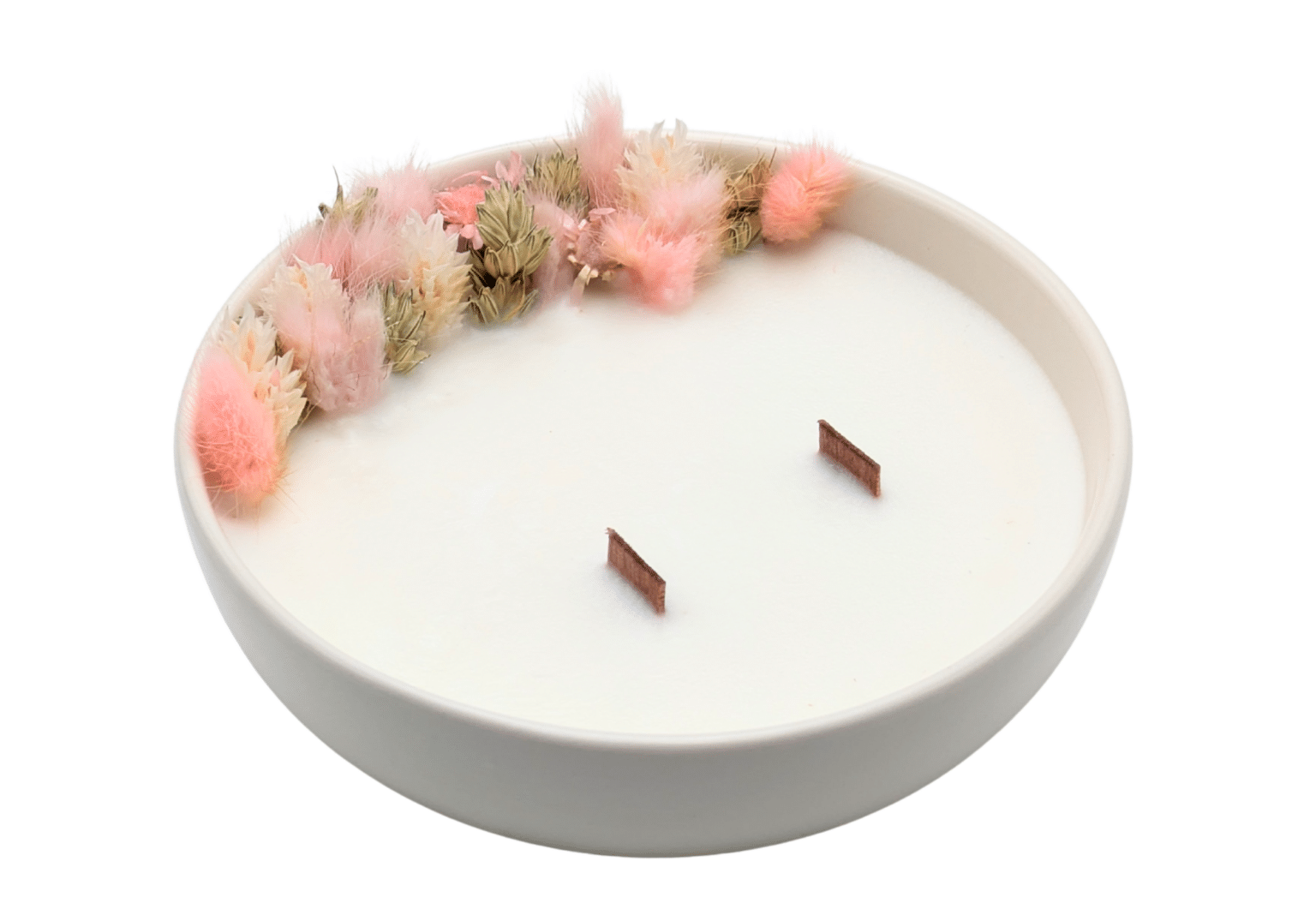 Bougie Fleurs Séchées - Parfumée Rose Ancienne – Image 2