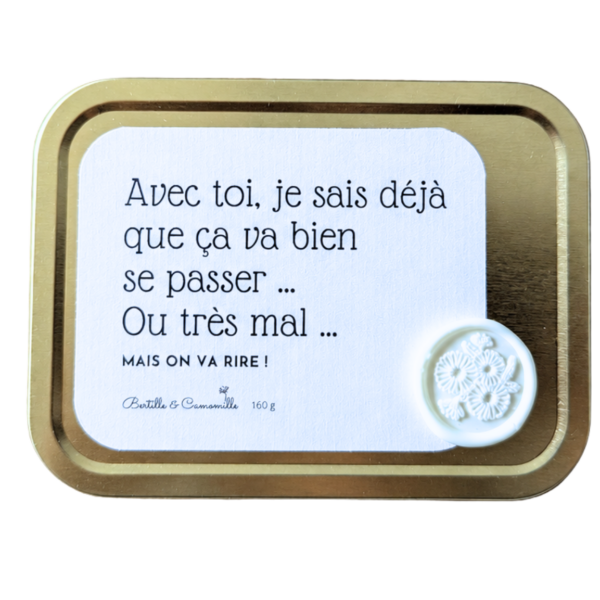 L'instant Cacheté Grand Modèle - Avec toi, je sais déjà que ... - Fleur d'Oranger