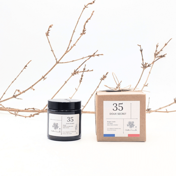 Bougie Parfumée Doux Secret 35 - Petite 100 Gr