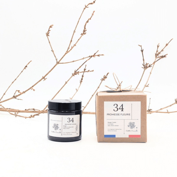 Bougie Parfumée Promesse Fleurie 34 - Petite 100 Gr