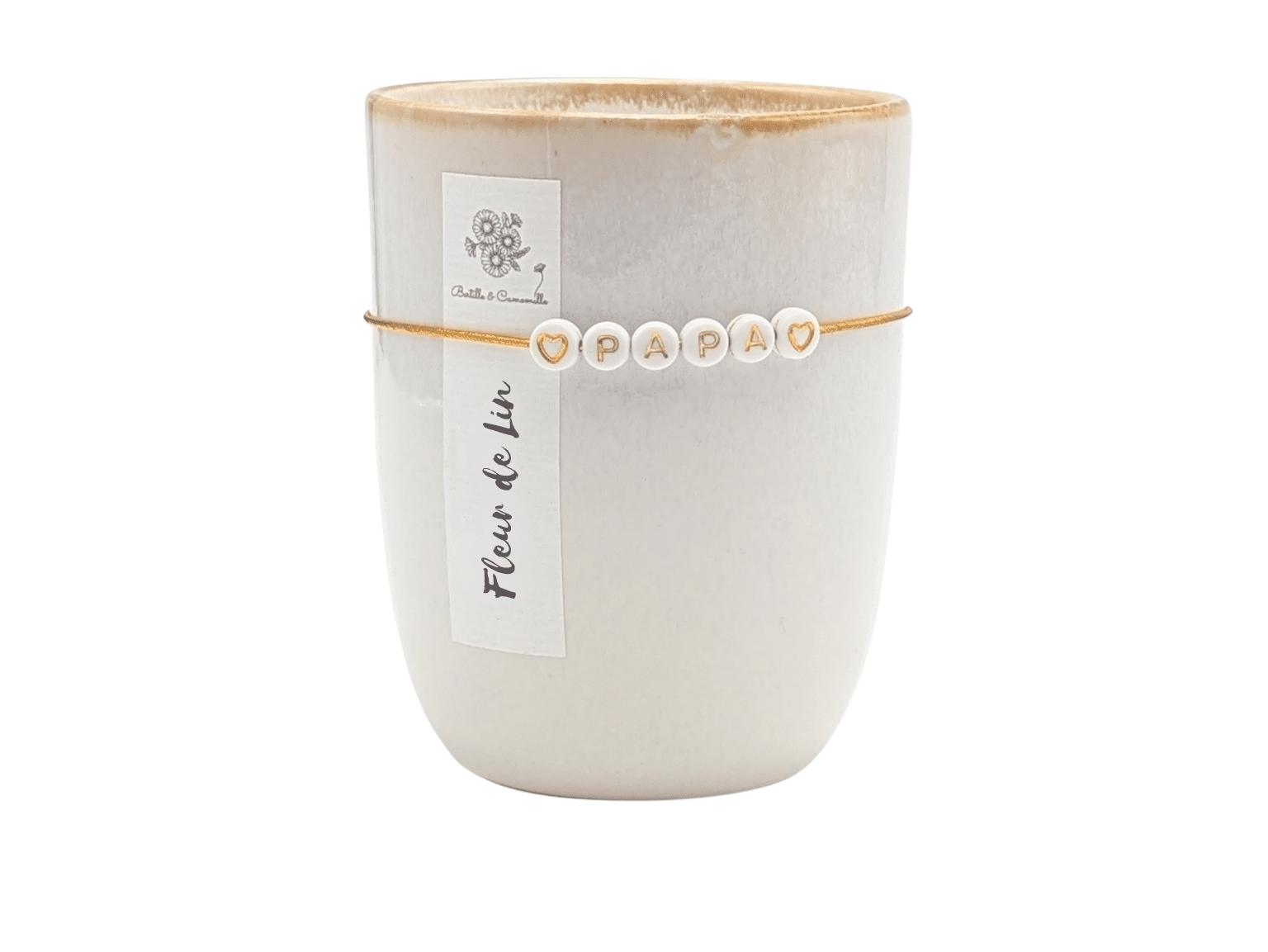 Bougie Message Fleur de Lin