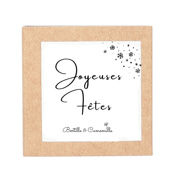 Un mot doux le plâtre parfumé Joyeuses Fêtes